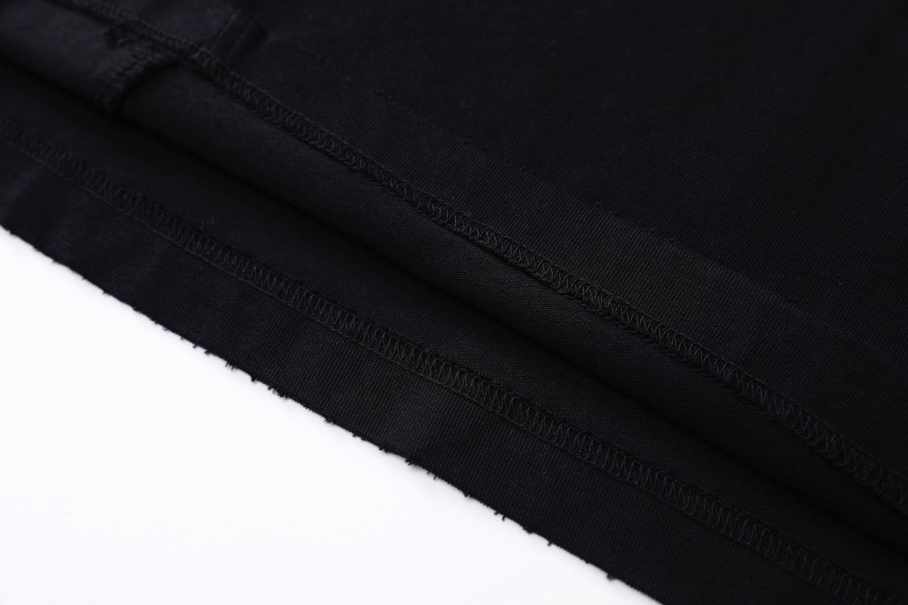 Two-Pack Cropped Tee Black