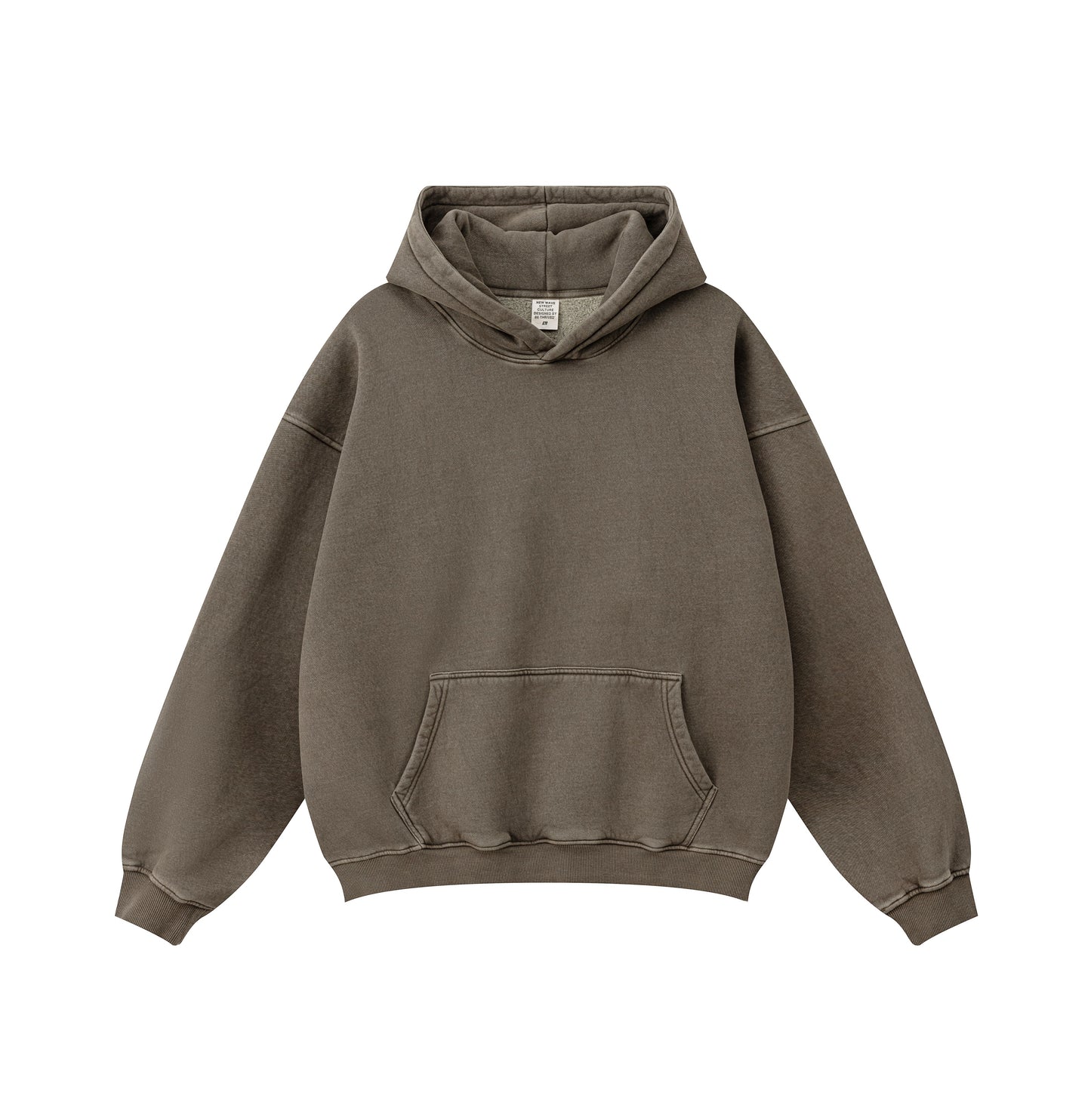 Basic vintage hoodie Coffee