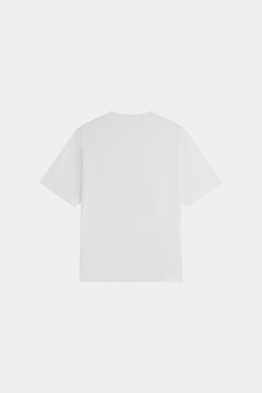 Drop Shoulder T-shirt White
