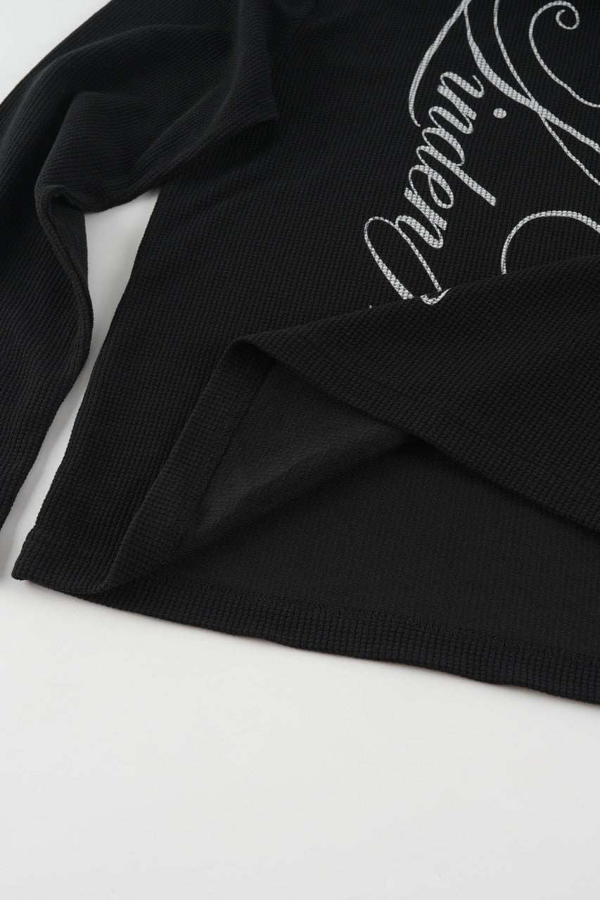 Waffle Sweatshirt Black
