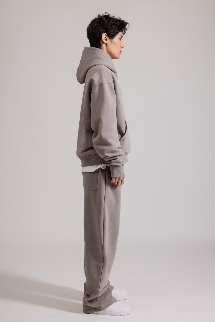 460GSM Core Hoodie MIDGREY