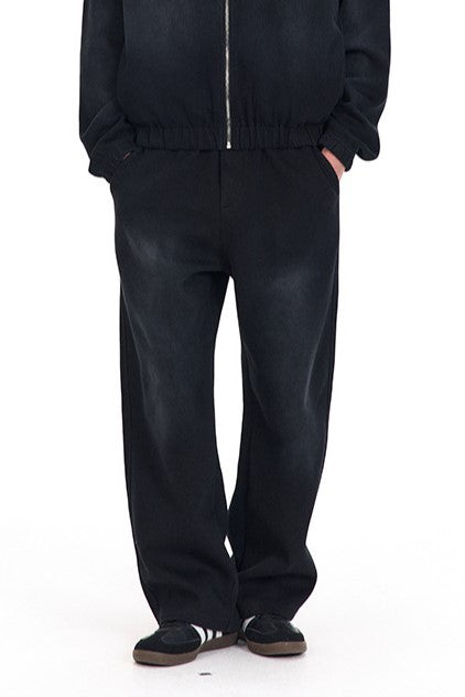 Culottes en tricot scuba Noir Rétro