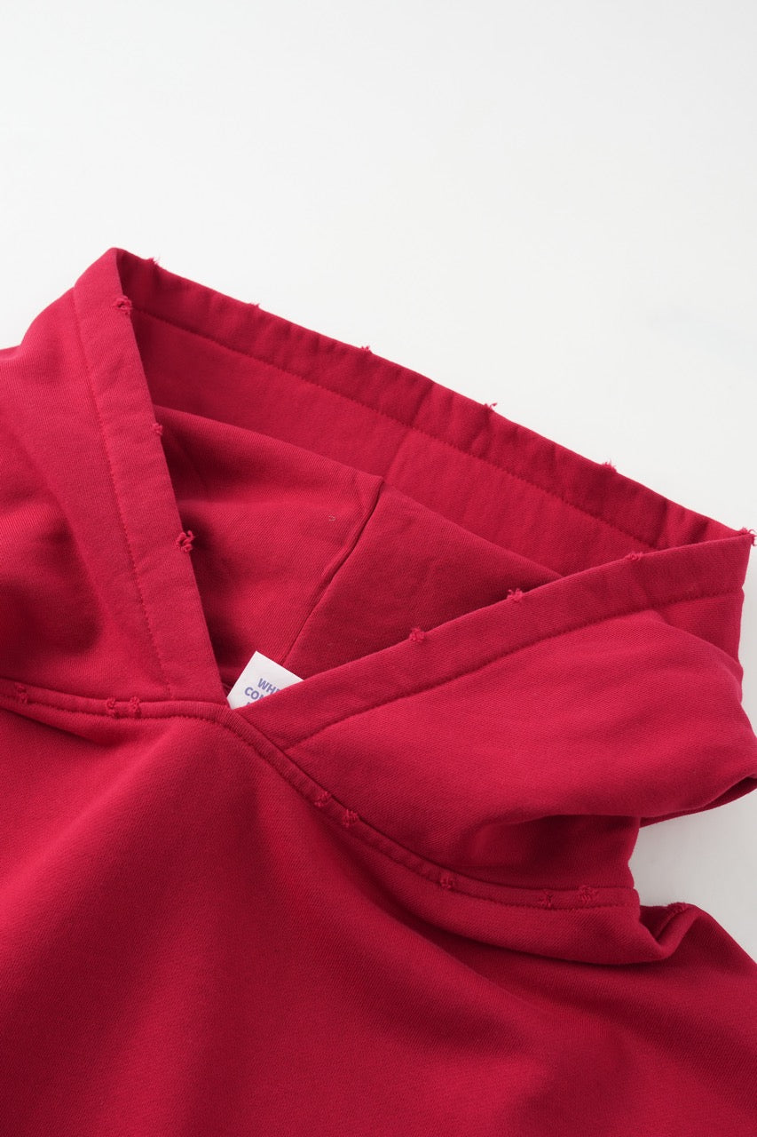 Cropped Hoodie Red