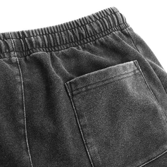 Vintage washed cotton shorts WM233