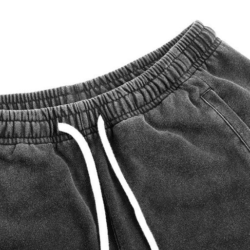 Vintage washed cotton shorts WM233