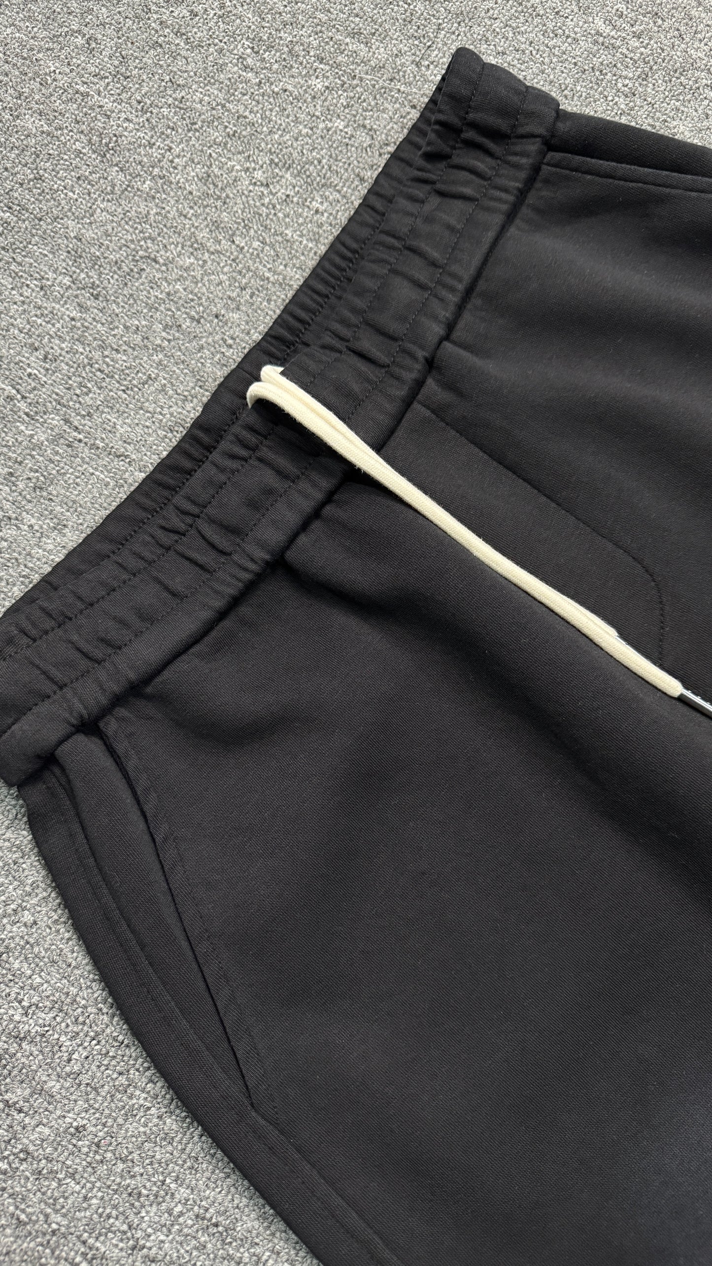 Culottes en tricot scuba Noir Rétro