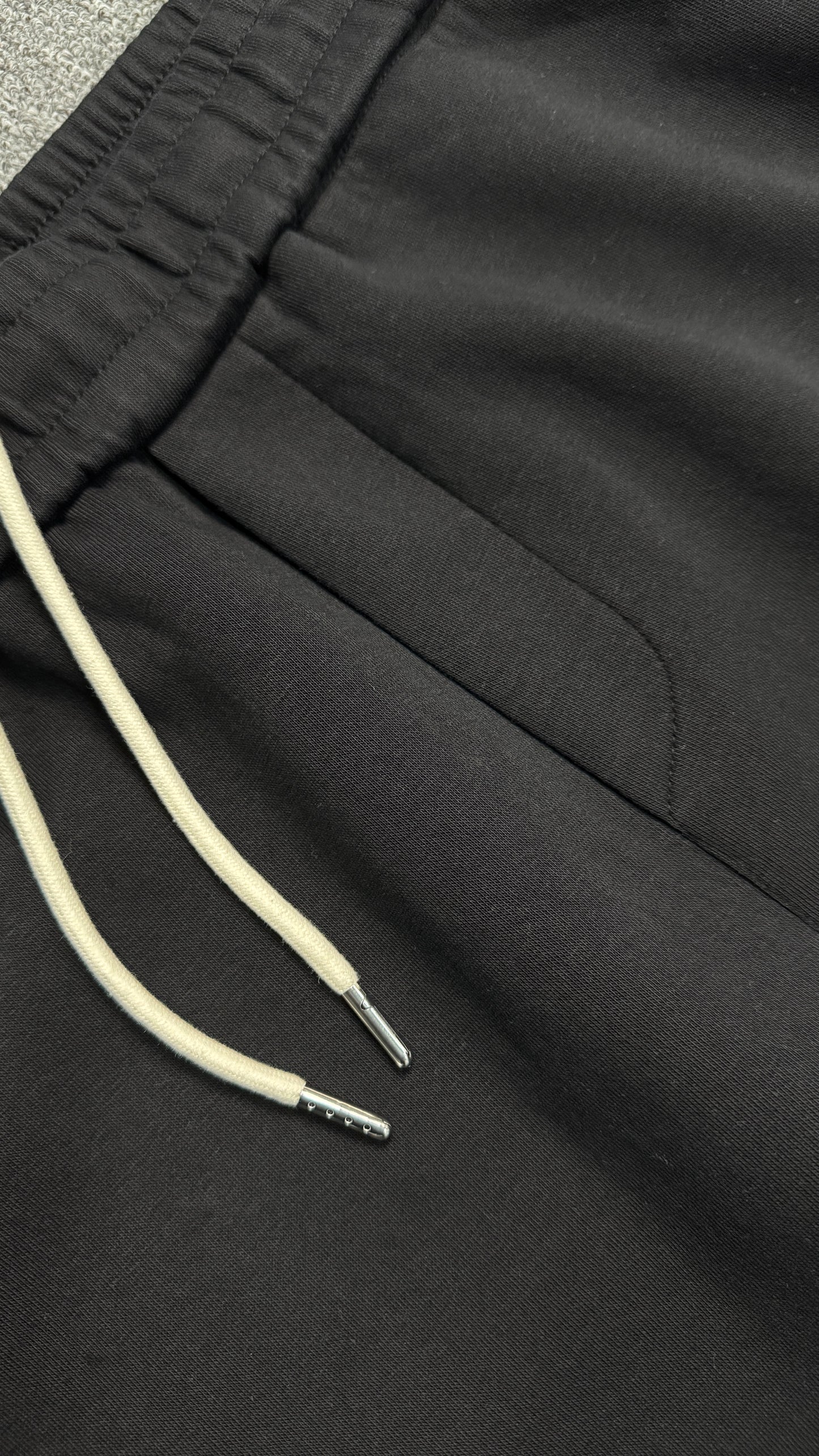 Culottes en tricot scuba Noir Rétro