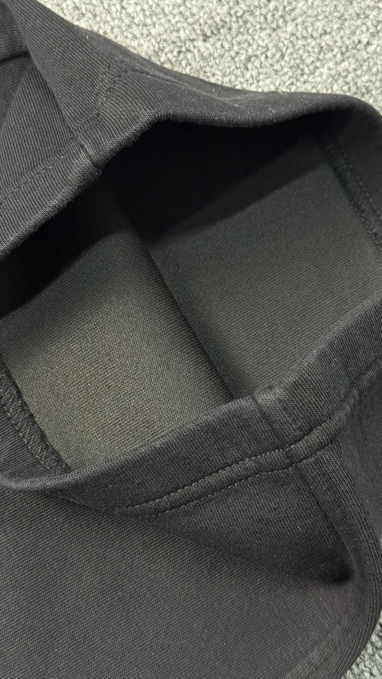 Culottes en tricot scuba Noir Rétro