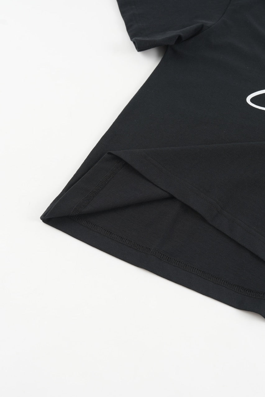 Cropped Tshirt - Black