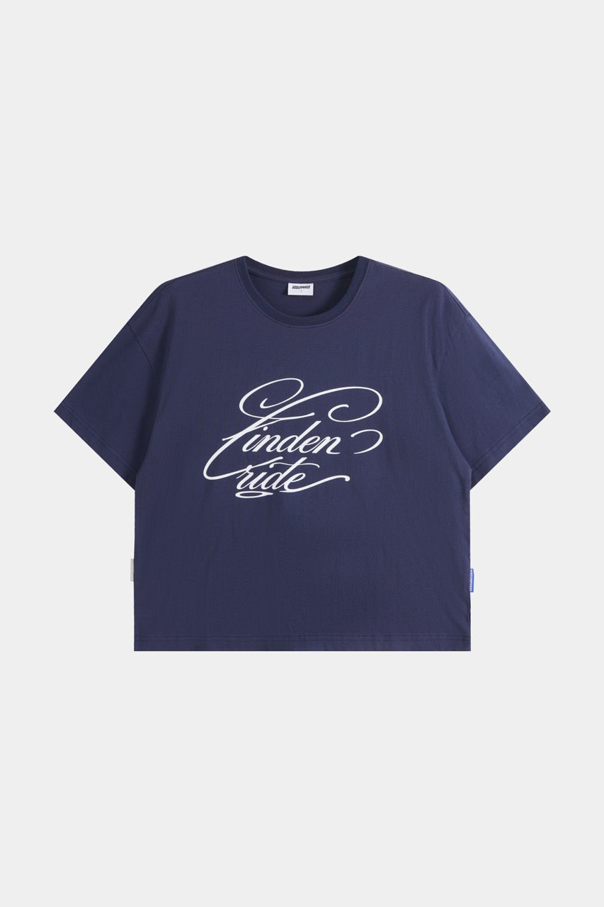 Cropped Tshirt - Navy