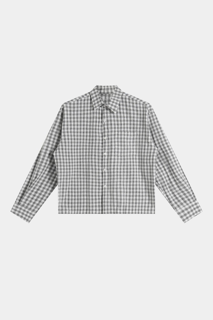 Cropped Shirt - Grey