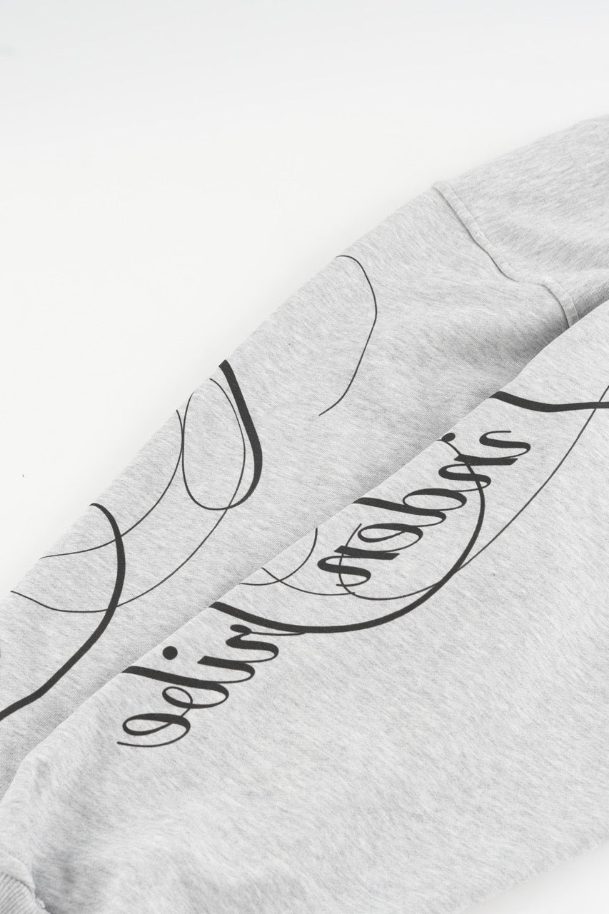 Linden Cropped Hoodie - Grey