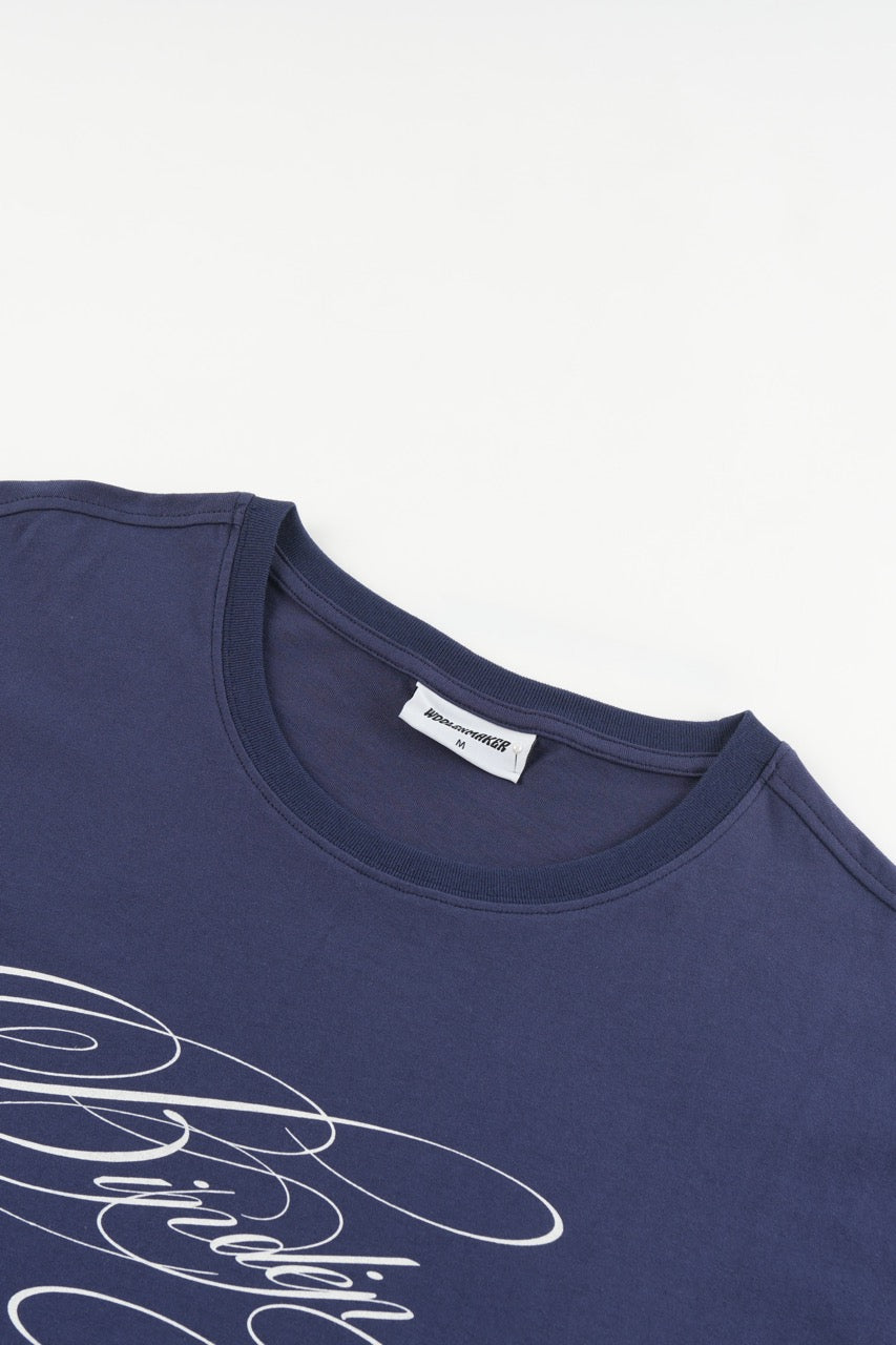 Cropped Tshirt - Navy