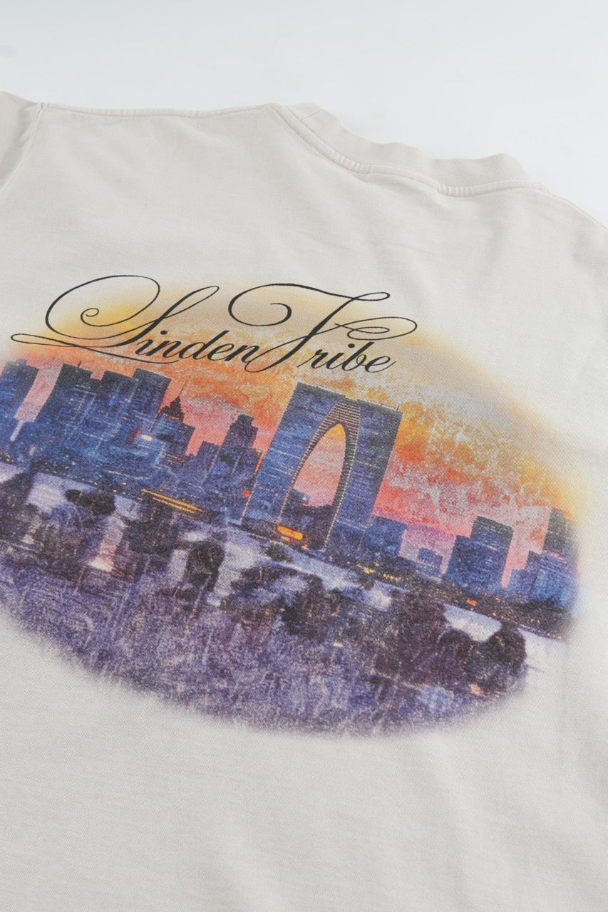 DownTown Graphic Tee - Cream