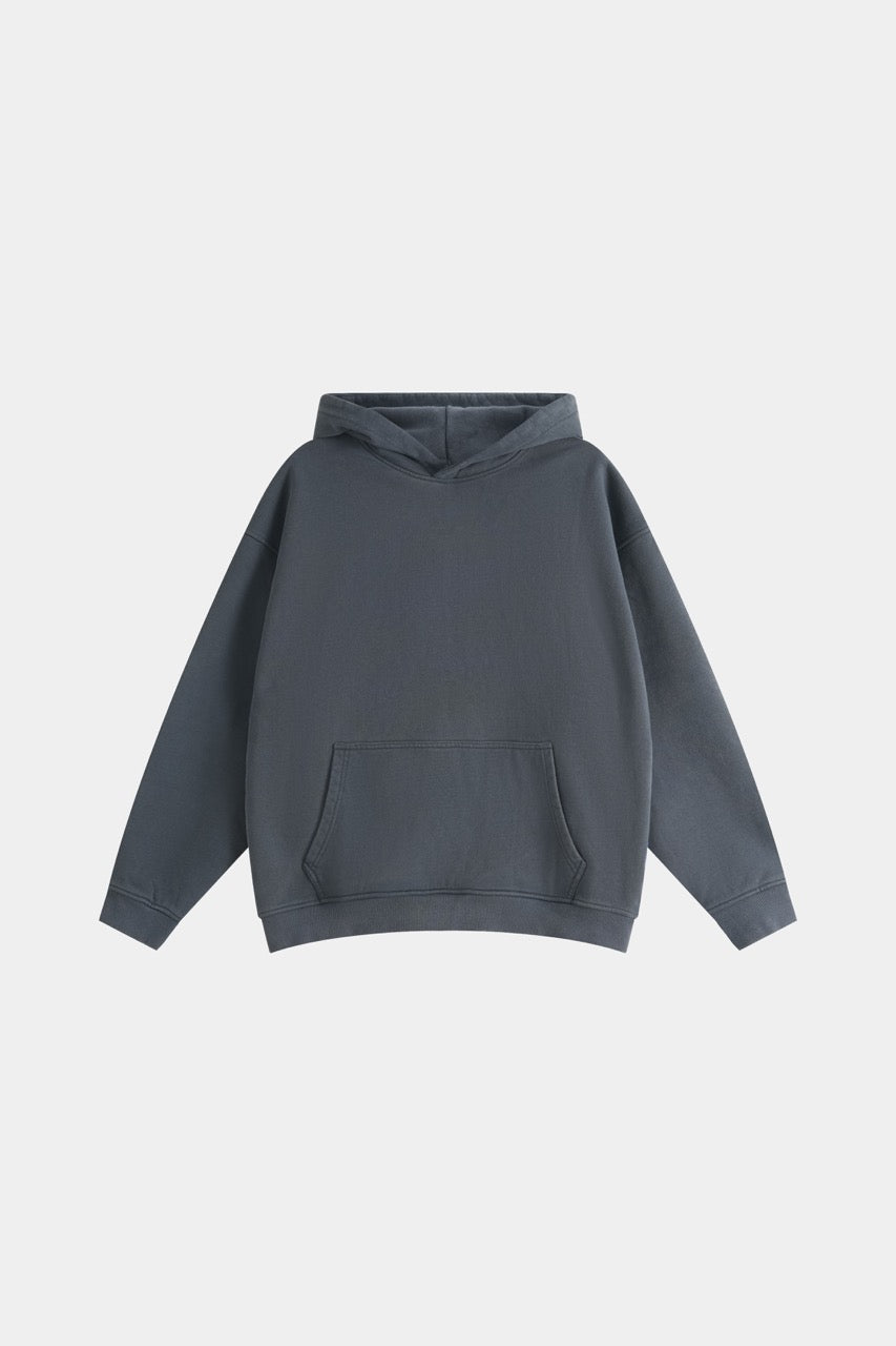 Drop Shoulder Hoodie - VintageNavy