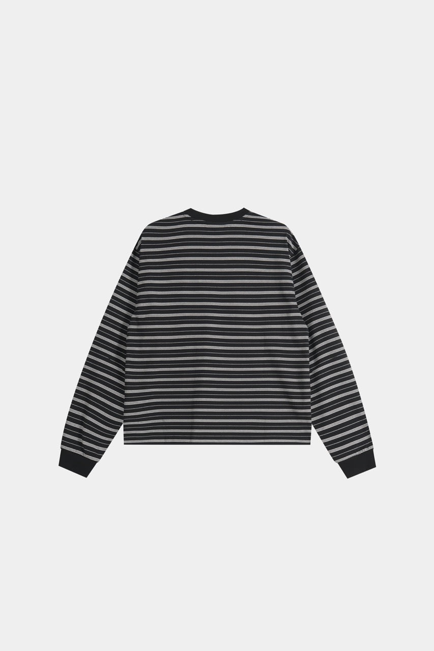 Striped Long Sleeve - Black