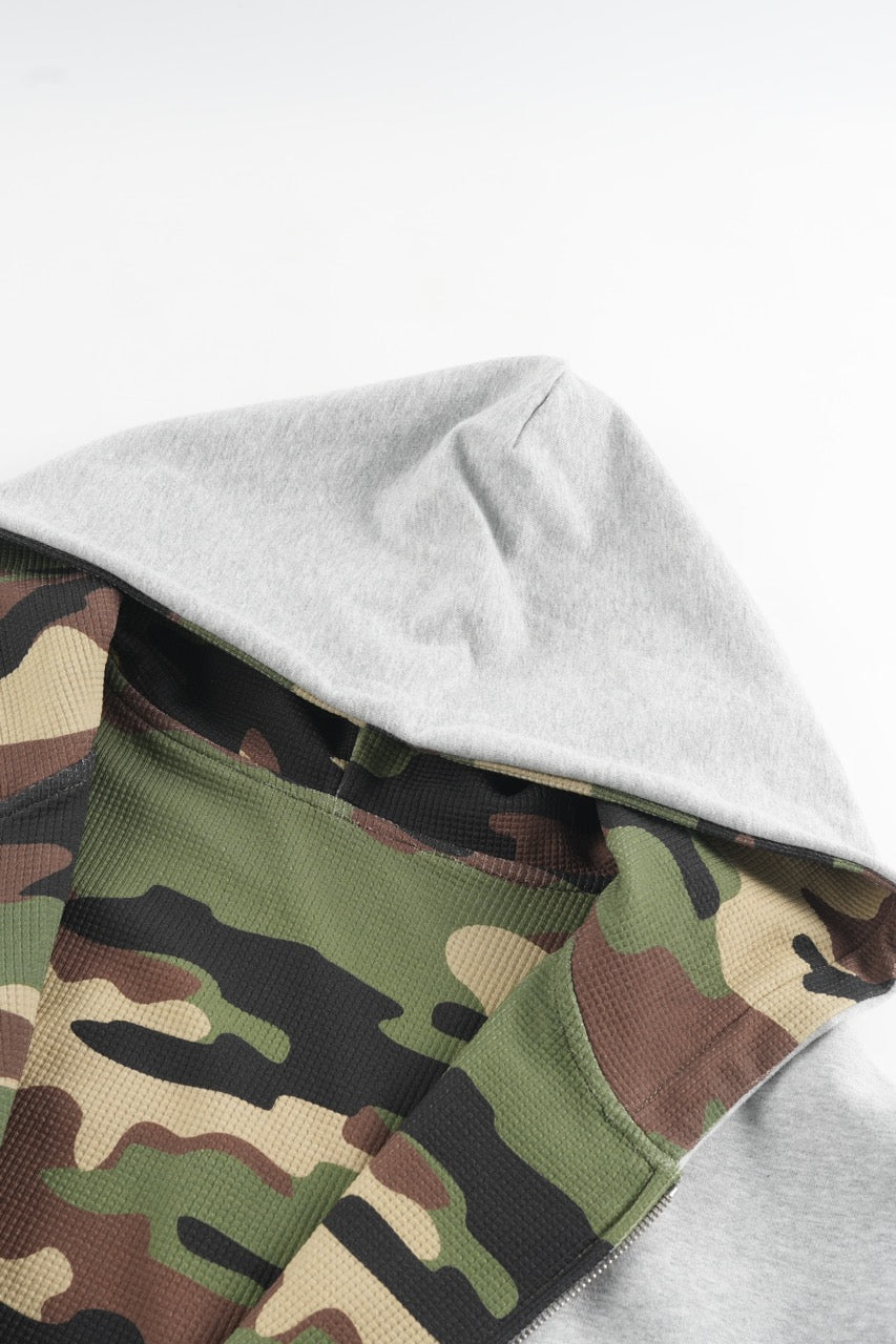 Reversible Zip Up Jacket - Camo