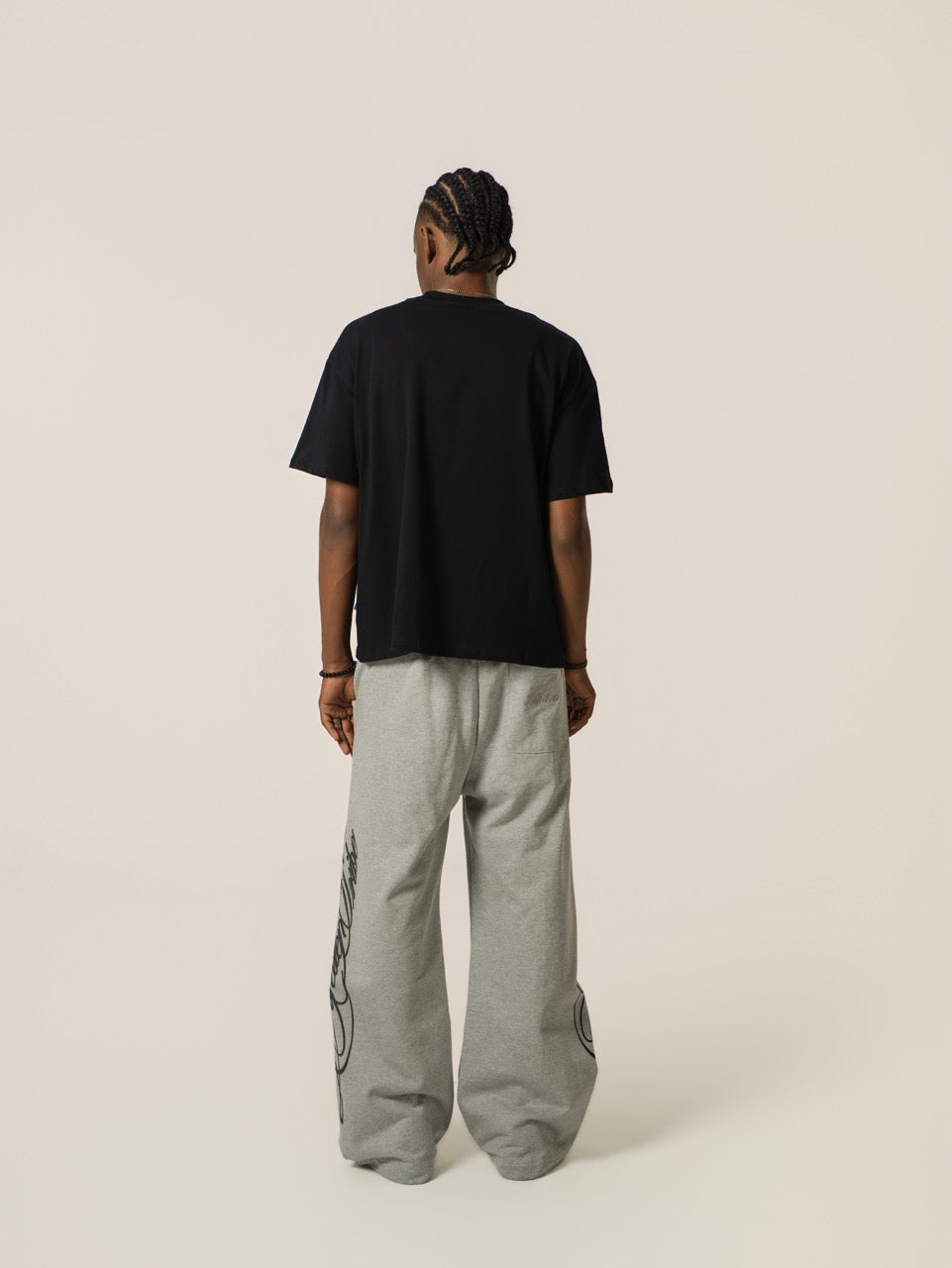 Drop Shoulder T-shirt - Black