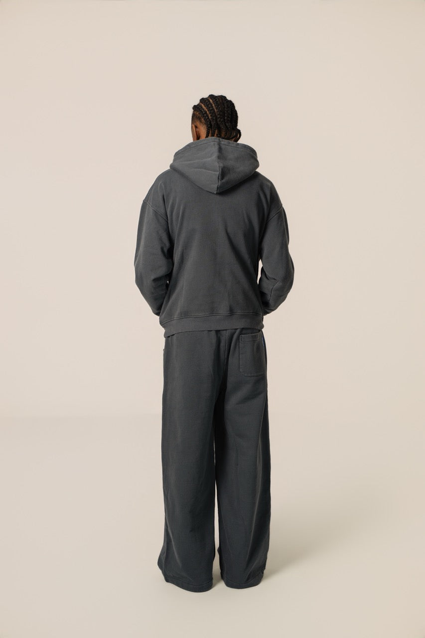 Drop Shoulder Hoodie - VintageNavy