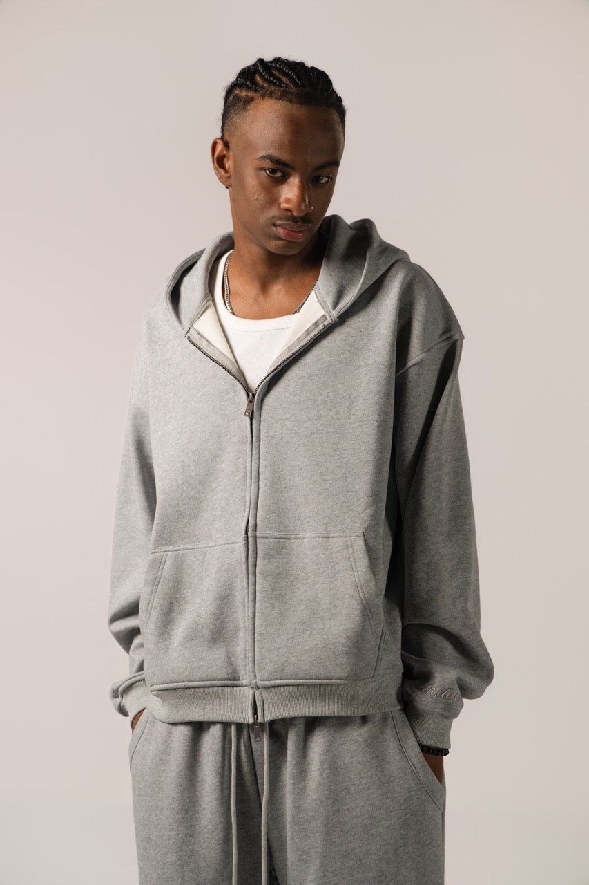 LINDEN Zip Jacket Grey