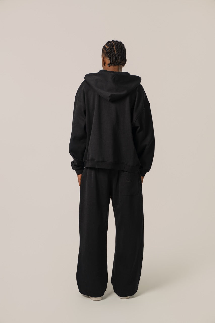 LINDEN Boxer Sweatpants - Black