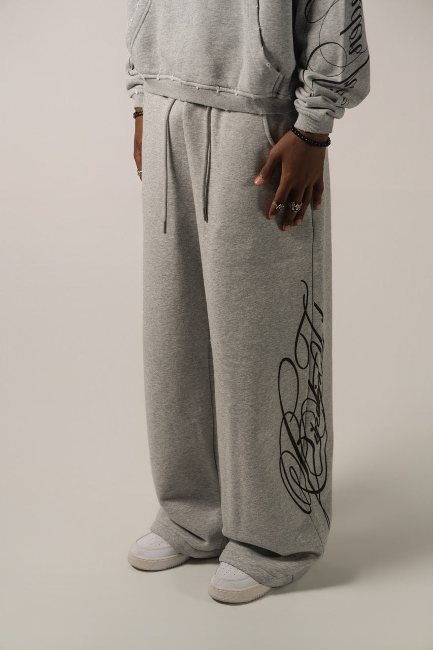 Pantalones de chándal baggy Signature - Gris