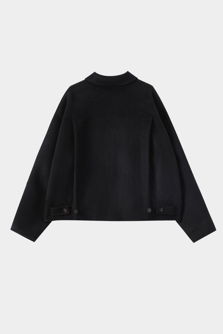 Veste en laine pure faite à la main