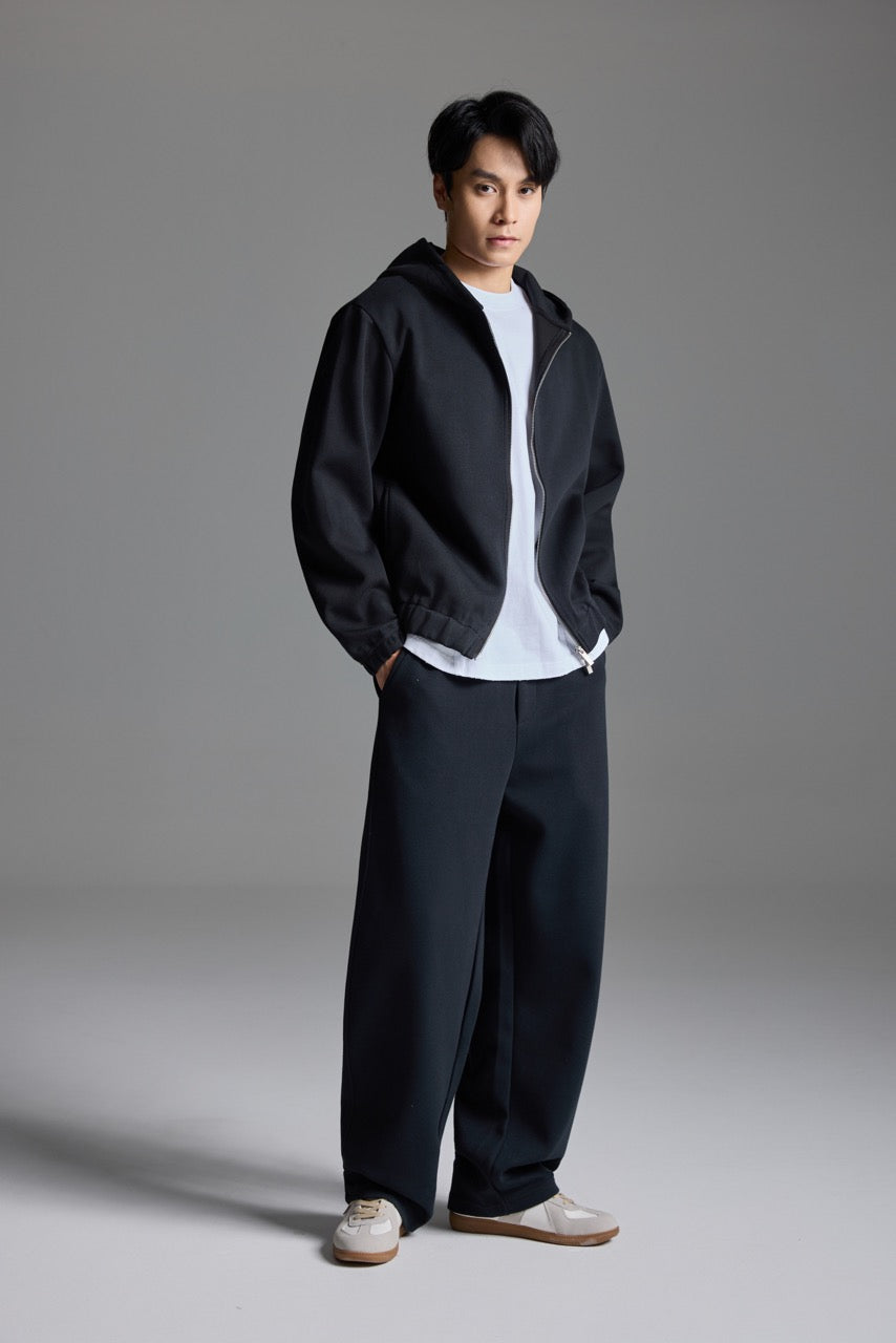 Scuba Knit Boxy Hoodie