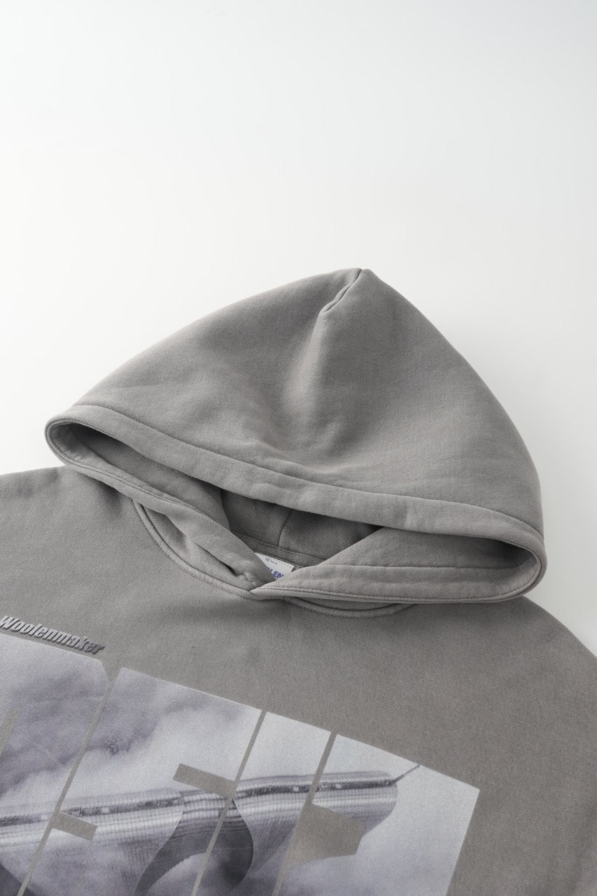 DOWNTOWN Nababadang Hoodie Abo