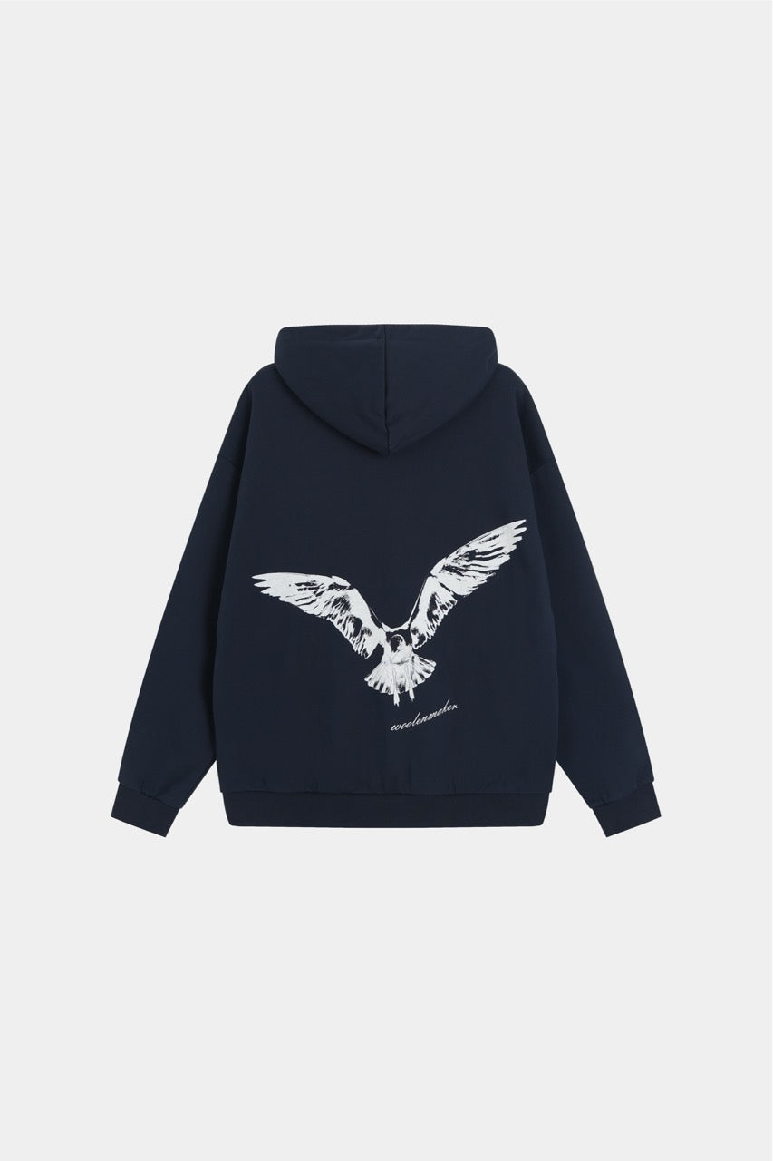 FREE SEAGULL Terry hoodie