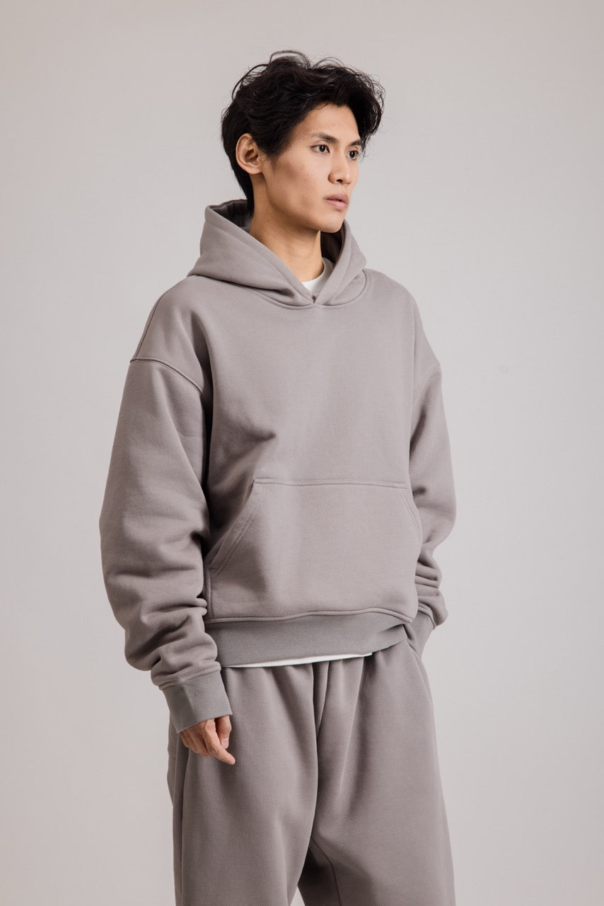 460GSM Core Hoodie MIDGREY