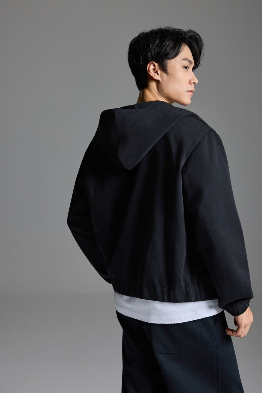 Scuba Knit Boxy Hoodie