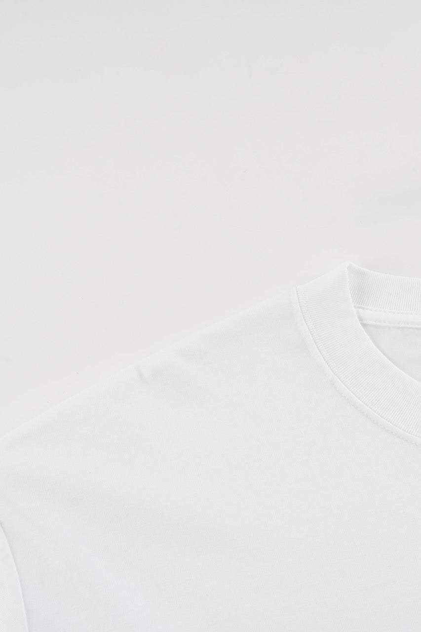 Drop Shoulder T-shirt White