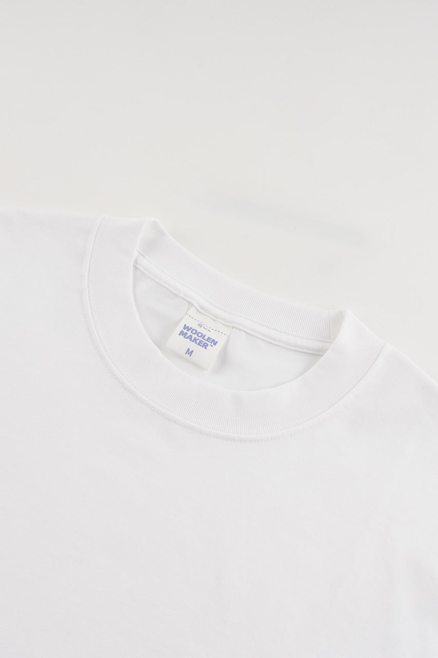 Drop Shoulder T-shirt White