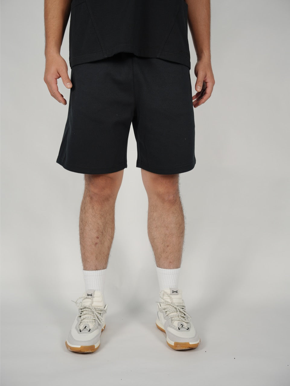 Scuba Knit Shorts Black