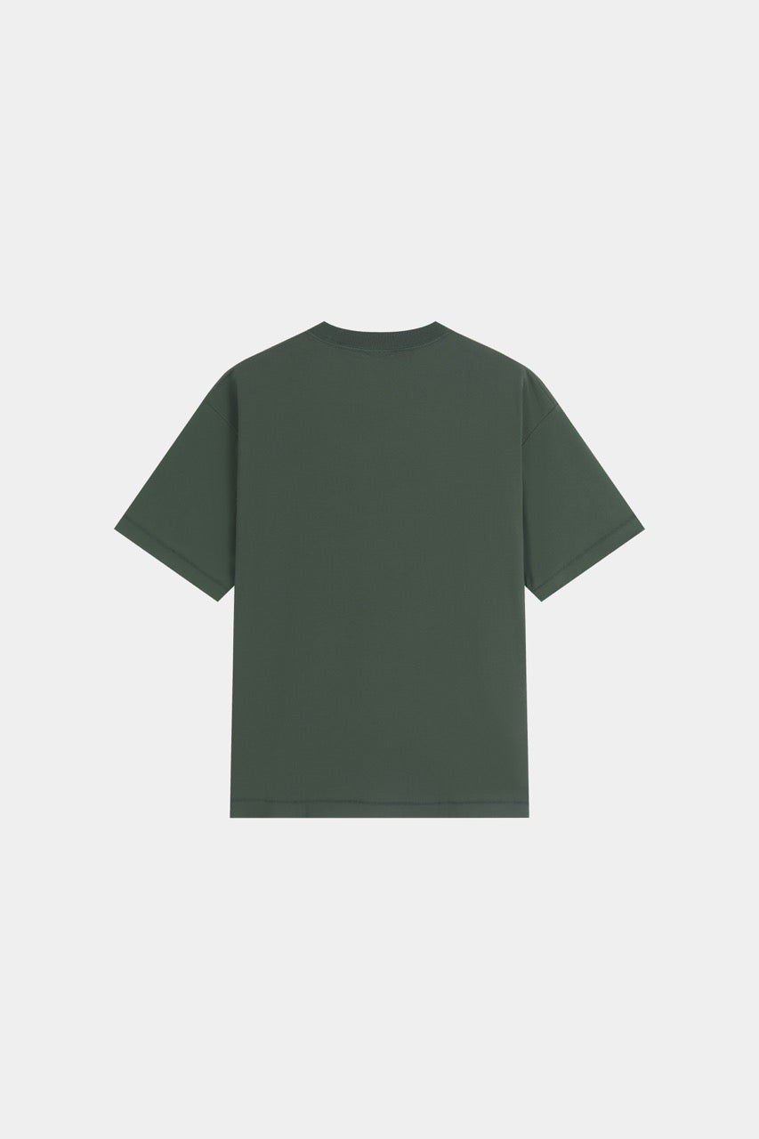 Drop Shoulder T-shirt ForestGreen