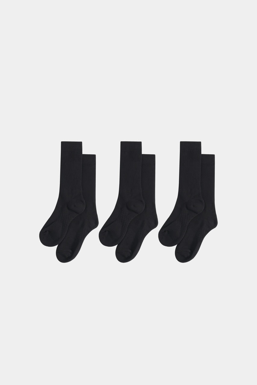 Crew Sock Pack - Black