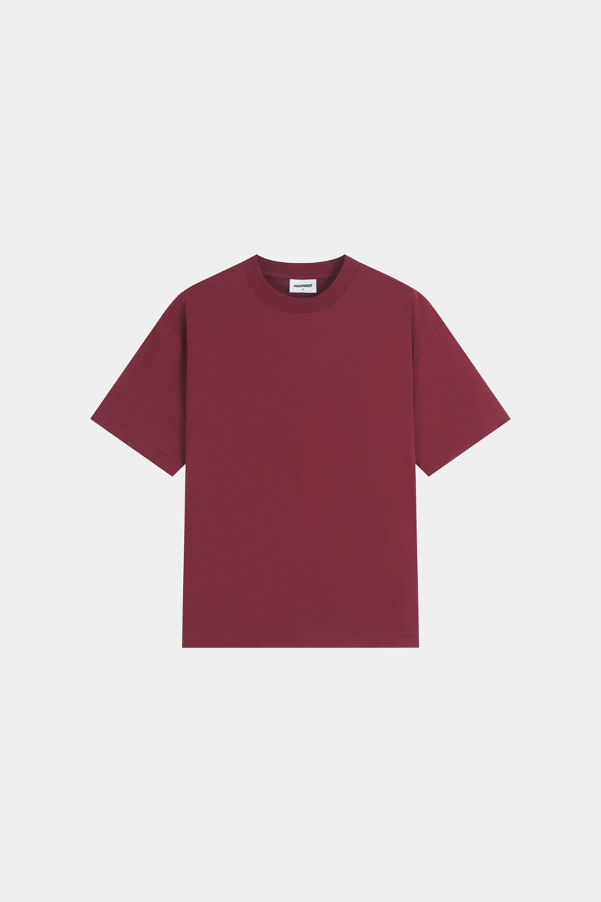 Drop Shoulder T-shirt Wine