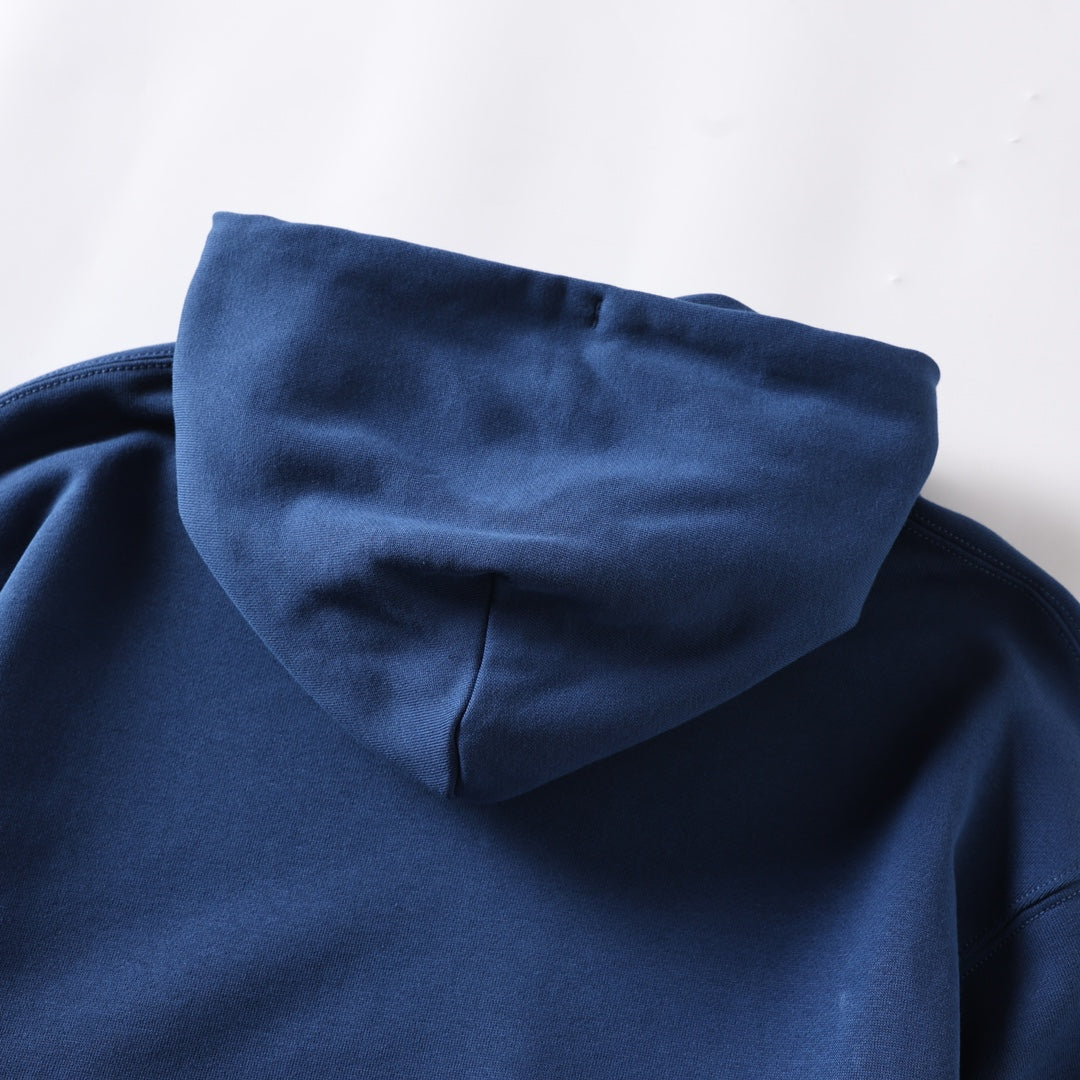 Basic Cotton Hoodie Grey