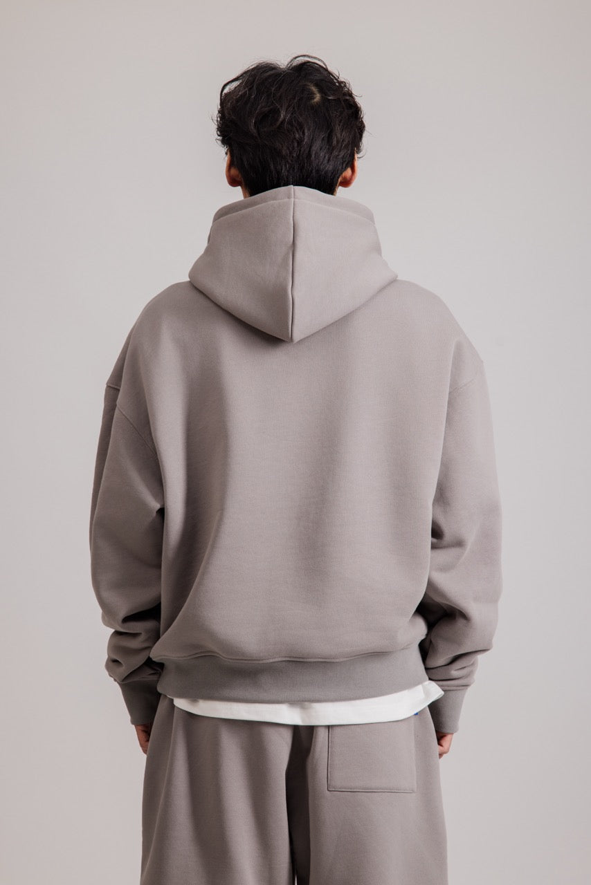 460GSM Core Hoodie MIDGREY
