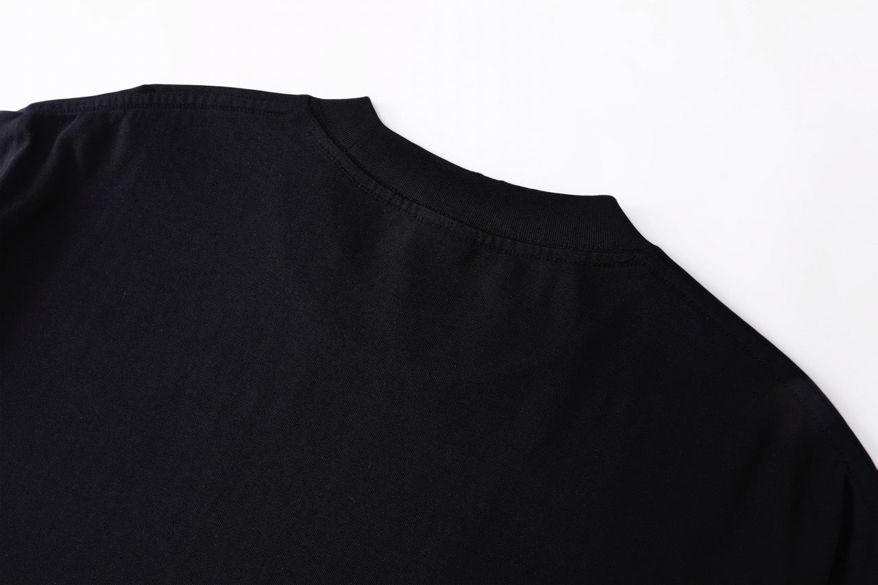 Two-Pack Cropped Tee Black