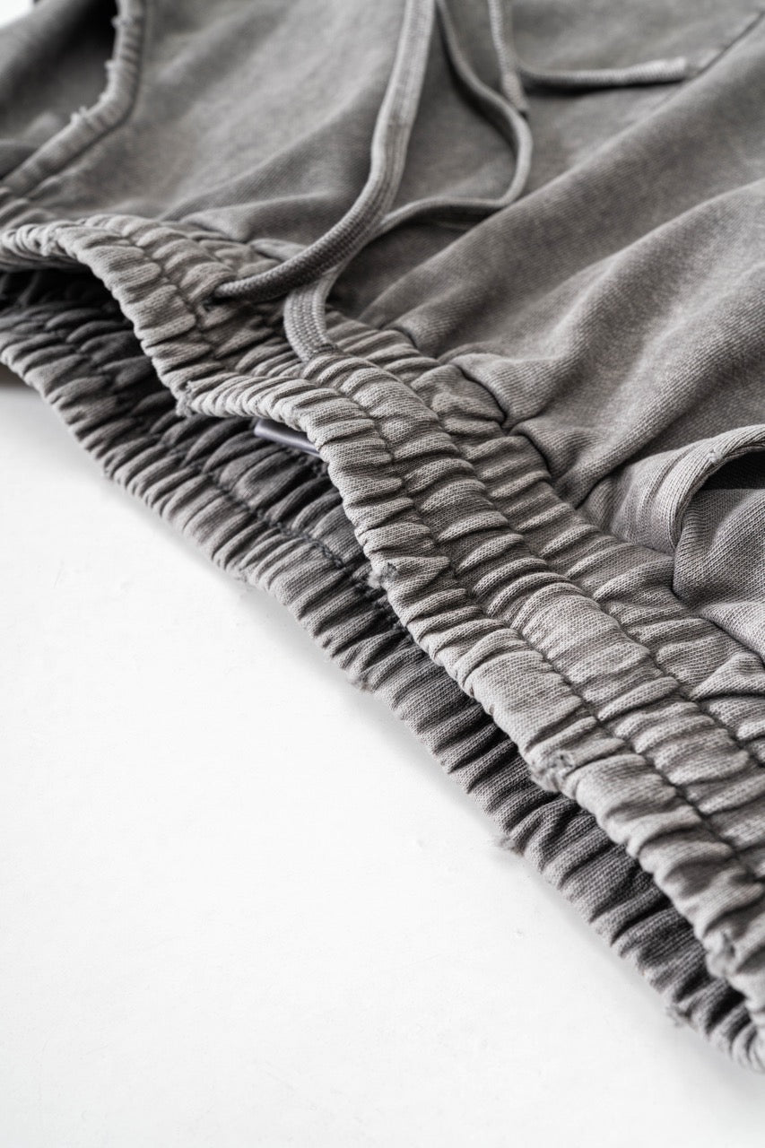 Washed Straight Sweatpants Blue