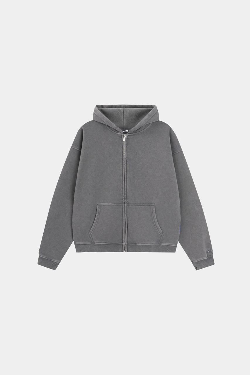 LINDEN ZIP JACKET CHARCOAL