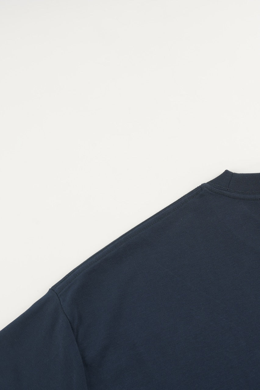 Drop Shoulder T-shirt NAVY
