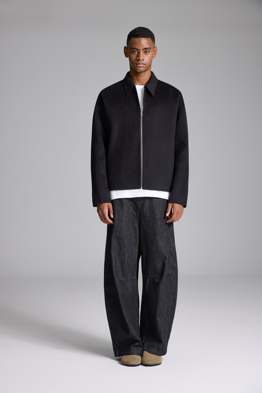 Veste en laine pure faite à la main