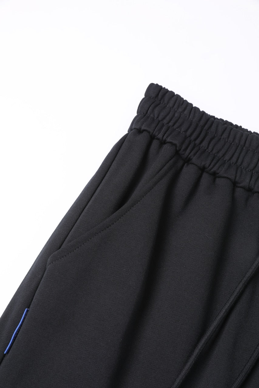 LINDEN Straight Sweatpants Black