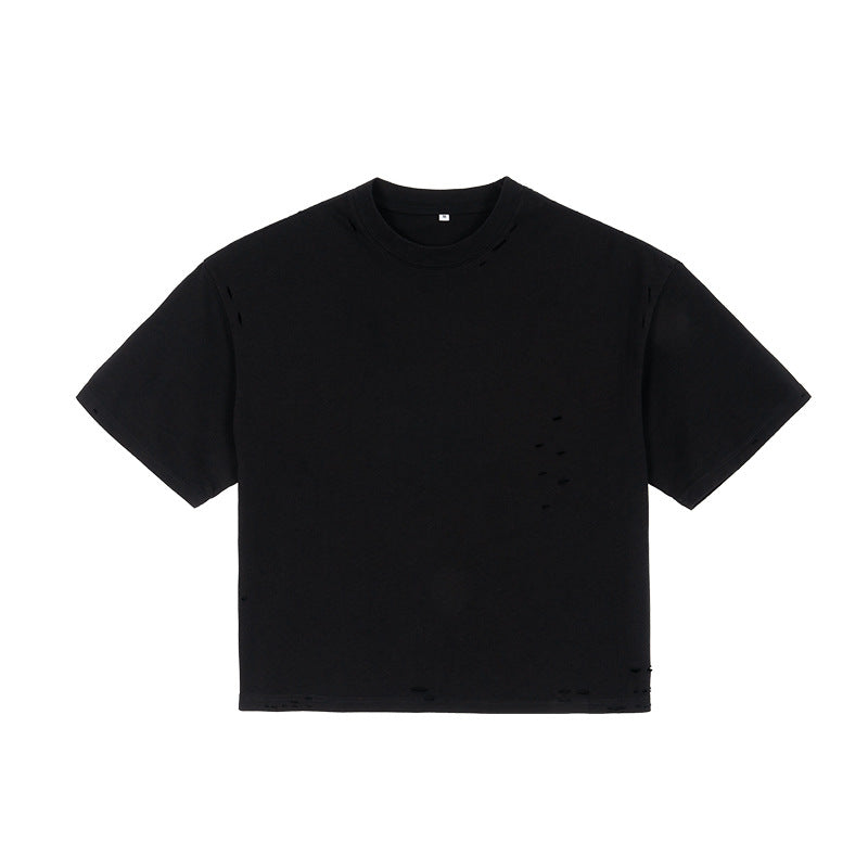 Vintage worn short T-shirt WM232