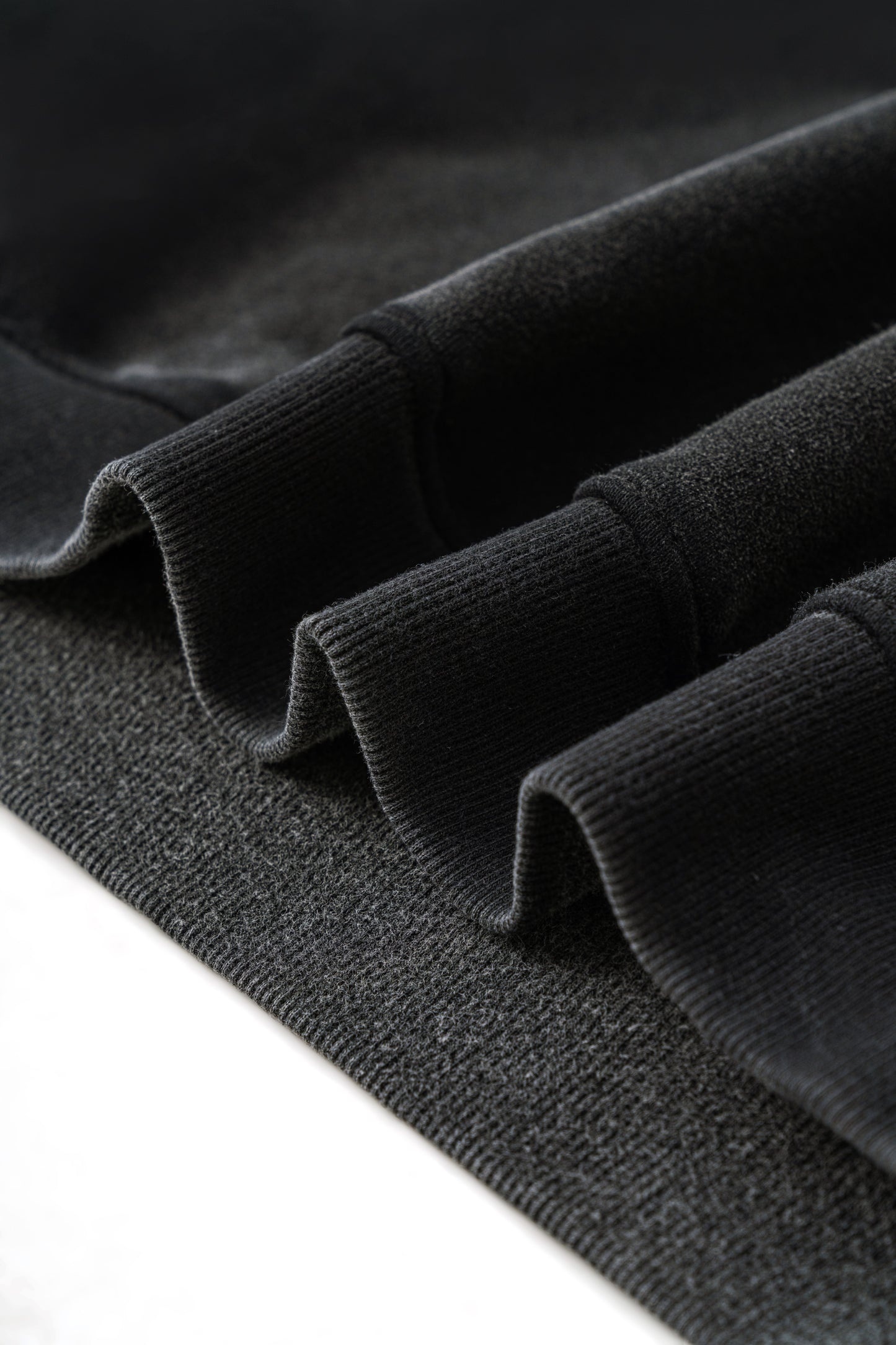 Basic vintage hoodie Black