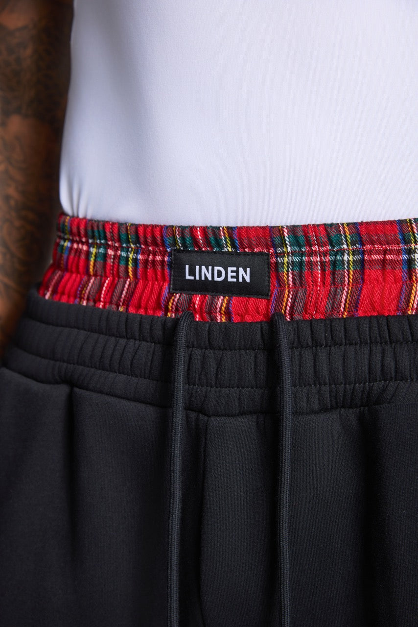 LINDEN Boxer Sweatpants Black
