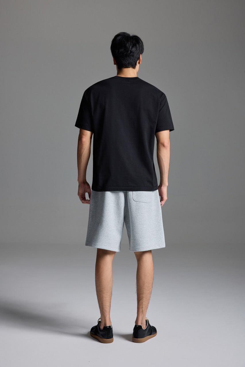 Scuba Knit Shorts Grey